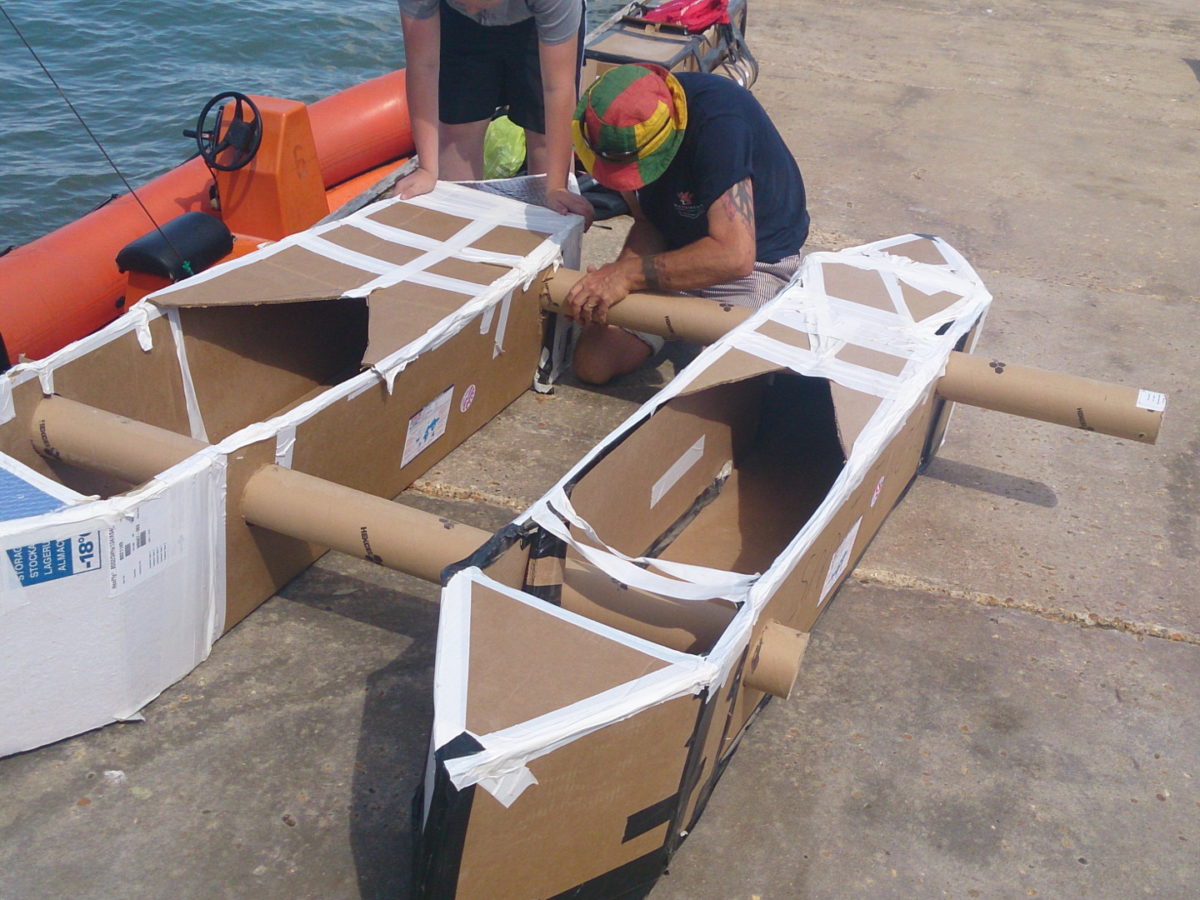 Don't miss the Cowes Cardboard Boat Race this Sunday