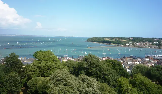 Cowes Week from the wheel -