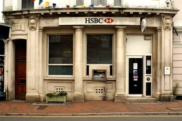 HSBC Ventnor - As closure notice went up