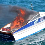 Here and Now boat fire