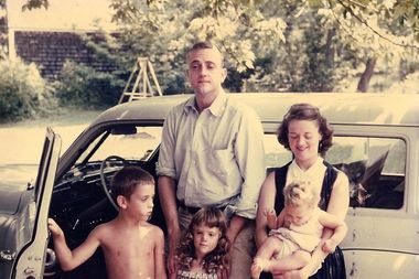 Kurt Vonnegut and family