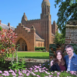 quarr abbey with rob and helen from the archers
