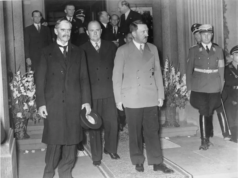 Chamberlain and Hitler