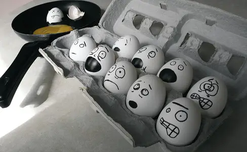 Decorated eggs 