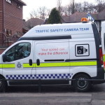 Police speed camera van