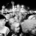 bestival crowd black and white