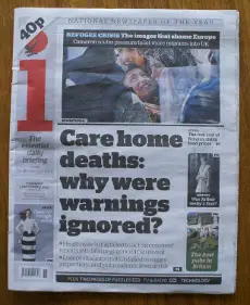 Care Home Deaths in the i newspaper