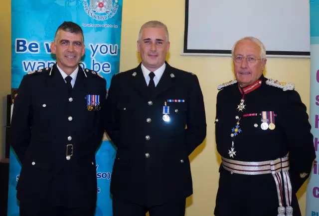 PC Nigel Gore with CC and Ld Lieut