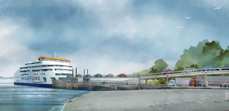 Wightlink Ferries planning drawings
