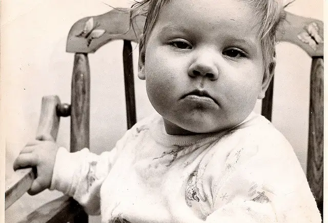 Baby from the 1950s