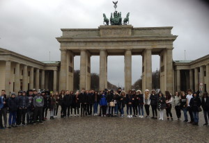 Ryde Academy pupils at Brandenburg Gate