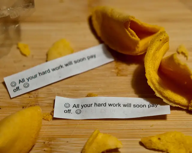all your hard work fortune cookie 