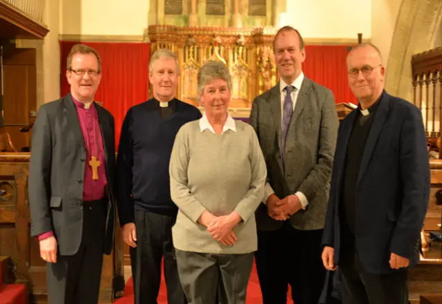 Right Reverend Bishop Christopher Foster,  Reverend Dr Nigel Porter, Rose Ashton, Dr Richard Smout, Venerable Peter Sutton, Archdeacon