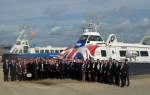 HRH The Earl of Wessex visits Hovertravel