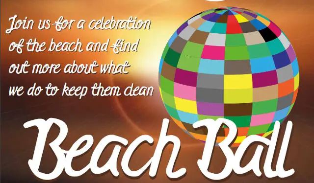 beach ball poster