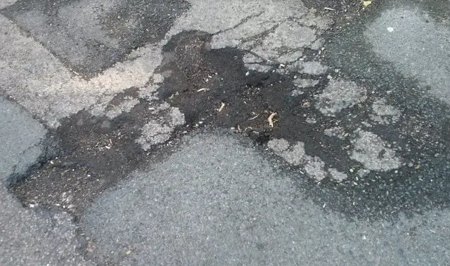 Isle of Wight pothole - at risk of protection