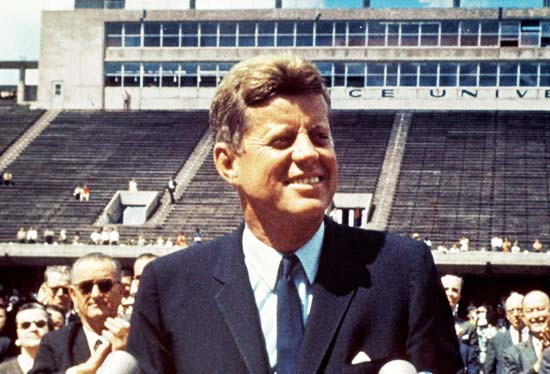 JFK at Rice University