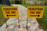 pedestrian sign