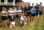 Ryde's winning Fours Crews at Newport Regatta + a couple of young supporters