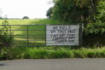 save westridge farm sign