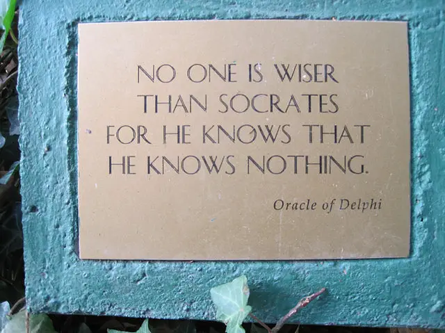 no-one is wiser than socarates 