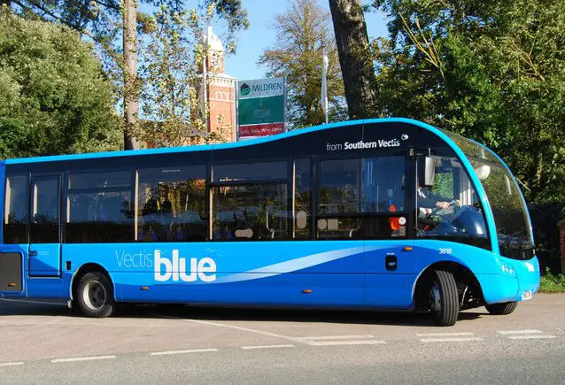 vectis blue school bus
