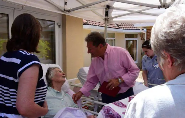 Alan Titchmarsh at the Hospice 