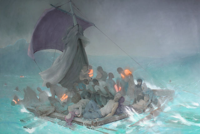 Raft of the Migrants by Charles Inge 640