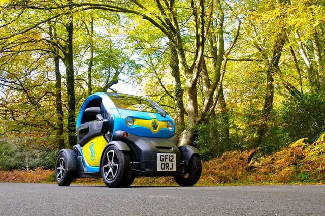 Twizy on the road