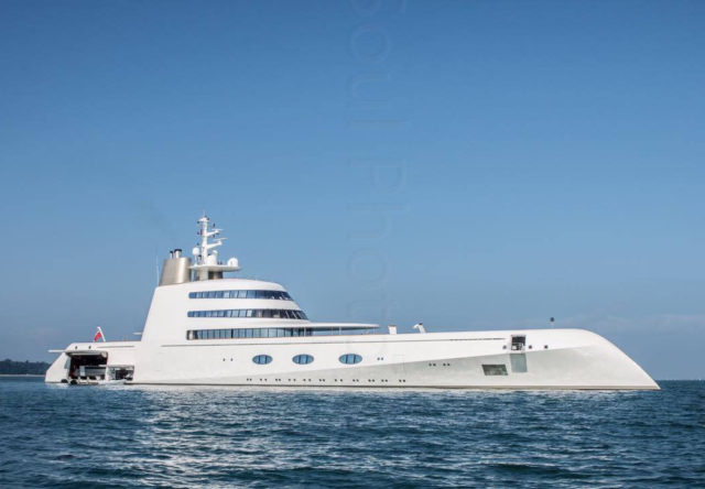 Motor Yacht A off Bembridge by Sienna Anderson