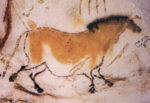 Cave painting of a horse