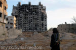 bombed syrian homes
