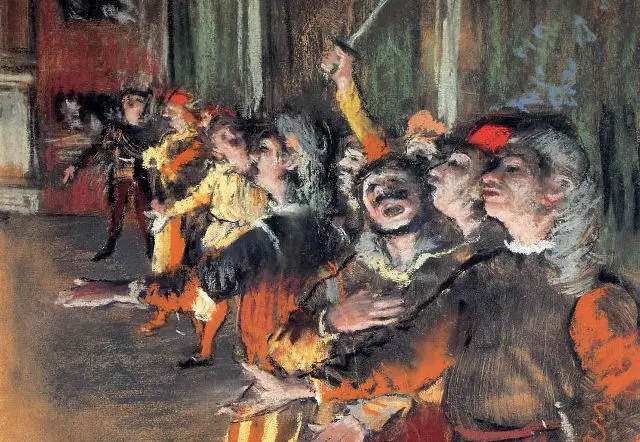 the chorus by Degas