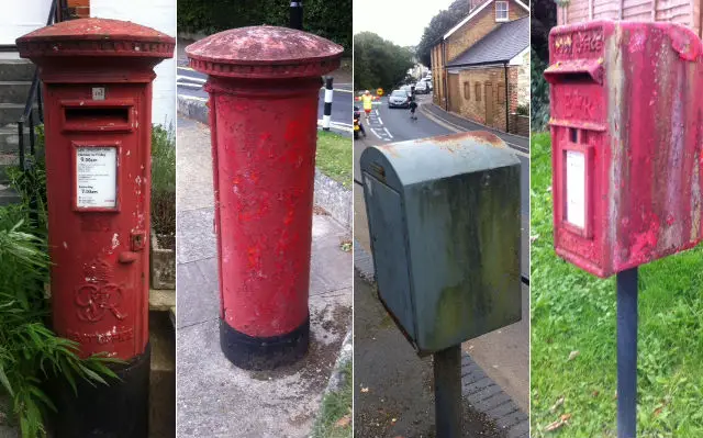 Postboxes around the Island
