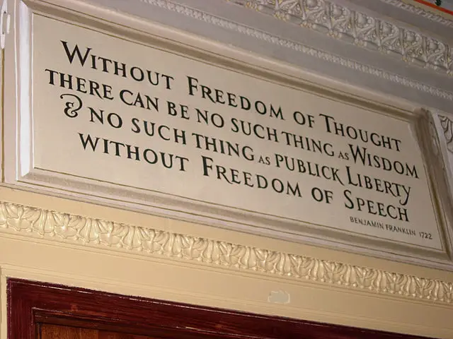 freedom of thought speech