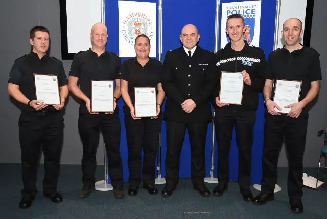 PC Gallimore, PC Furse, PC Hawkins, PC Golding and Sgt Gwyer