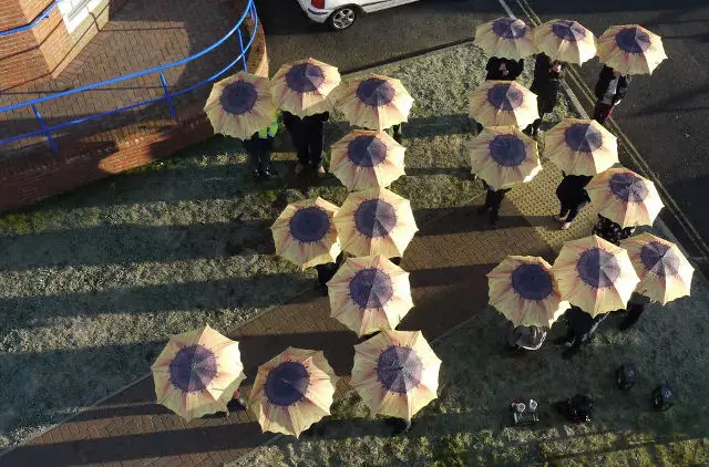 Hospice umbrellas