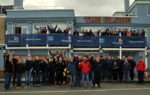Many of the near-100 people involved in the lifeboat get-together, pictured at the Globe Hotel, Cowes by Dave Davies