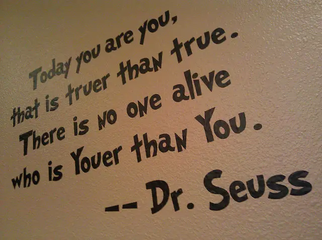 photo of a dr seuss quote