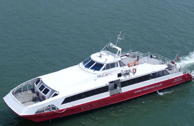 Isle Of Wight Shipyard To Refit Red Jet 3