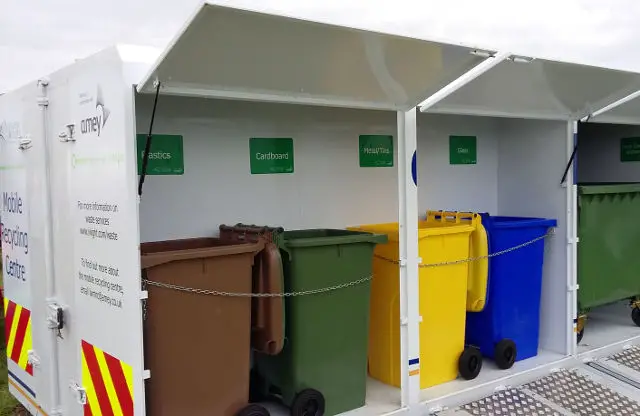 mobile waste unit