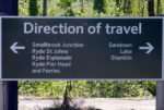 direction of travel