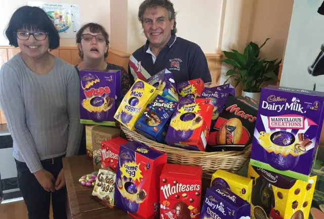 easter eggs for the homeless - st catherines