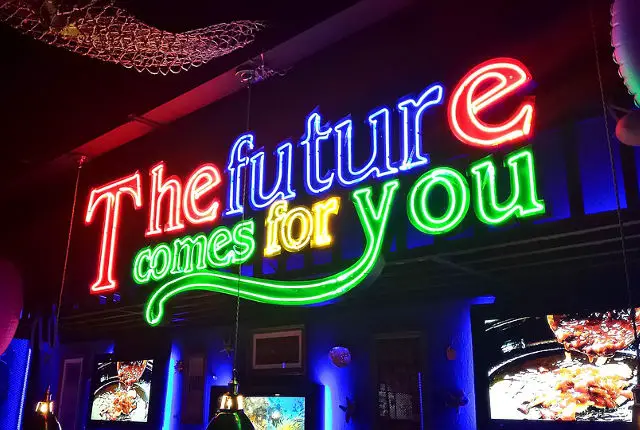 future comes to you sign
