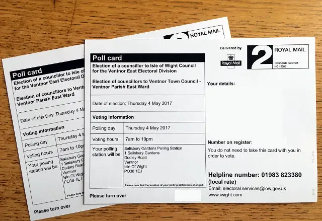 polling card