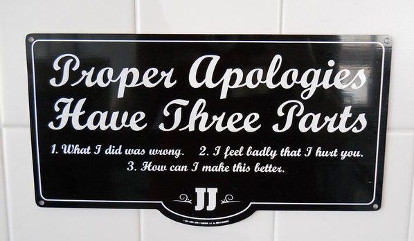 apology sign 
