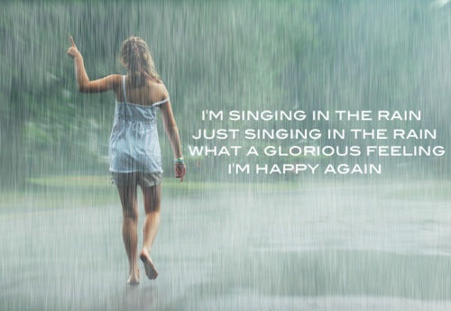singing in the rain 