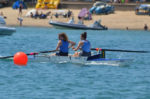 Ladies Junior Pair rowing