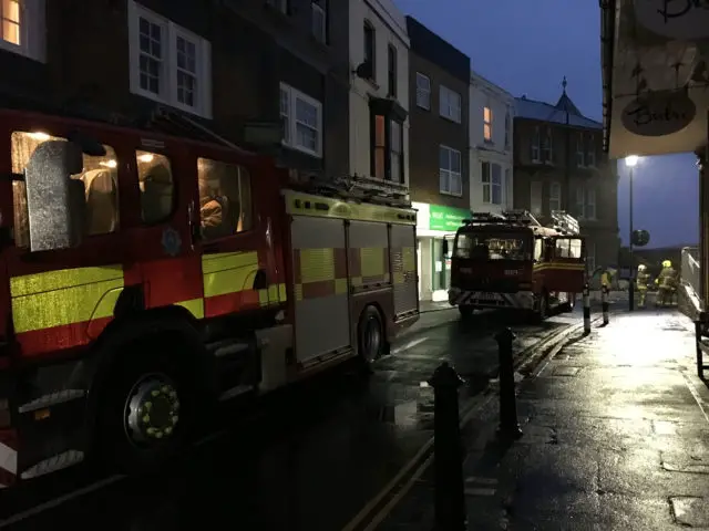 Fire Service on Pier Street