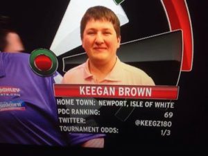 Keegan Brown - Isle of White on Sky sports - May 2014